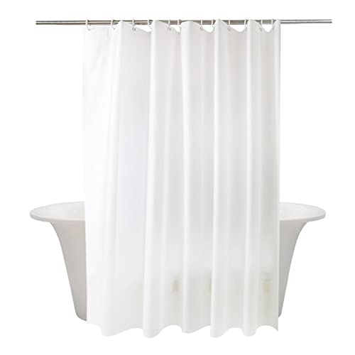 HSFFBHFBH Nordic Stil Weiß Bad Vorhänge Wasserdicht Dusche Vorhang Farbe Einfache Badewanne Bad Bildschirme Vorhang Dekor Mit Haken 160x160cm/63x63in(WxH) von HSFFBHFBH