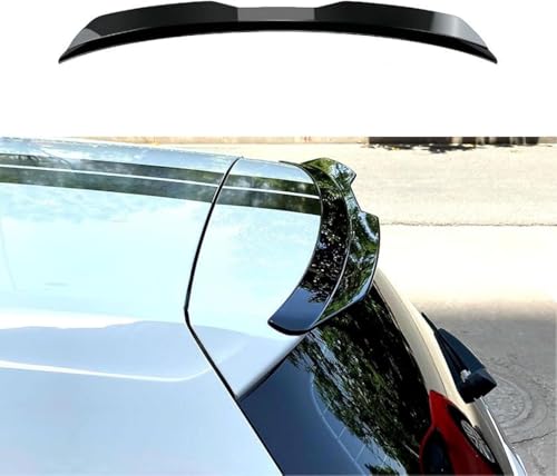HSHTTKL Auto Heckspoiler Spoiler für VW Touareg I (7L) 2002 2003 2004 2005 2006 2007 2008 2009 2010, Kofferraum Schwanz flügel Lippen körper Kits Auto Tuning Zubehör,Bright Black von HSHTTKL