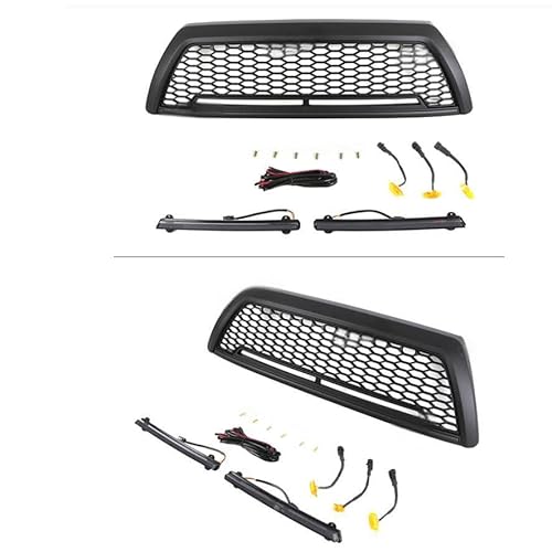 HSHTTKL Auto Kühlergrill für HILUX SURF 4RUNNER GRILLE2006-2009, Frontgrill Einsatz Kühlergrill Einsatz Kühlergrill Ersatz,with Light von HSHTTKL