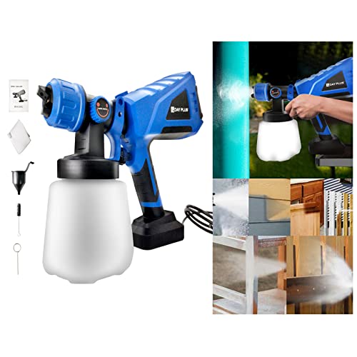 Farbsprühgerät 550W, 1000 ml Behälter, Maximaler Durchfluss 1000 ml/min,Regulierbare Farbmenge - Für Lack, Lasur, Dispersions- & Latexfarbe, Power Tool Home Farbsprüher von HSHa