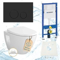 Hsi-expert - Geberit Duofix Vorwandelement Vento wc Spülrandlos Betätigungsplatte schwarz matt Komplettset Hsi-expert - Geberit Duofix Vorwandelement Vento wc Spülrandlos Betätigungsplatte schwarz matt Komplettset von HSI-EXPERT