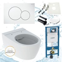 Geberit Vorwandelement Sigma iCon wc spülrandlos Komplettset Sigma01 von HSI-EXPERT