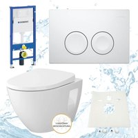 Geberit Vorwandelement Vento wc spülrandlos Komplettset Delta 25 von HSI-EXPERT
