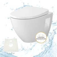 Hgmbad - Vento wc spülrandlos inkl. wc Sitz mit Absenkautomatik Komplettset von HGMBAD