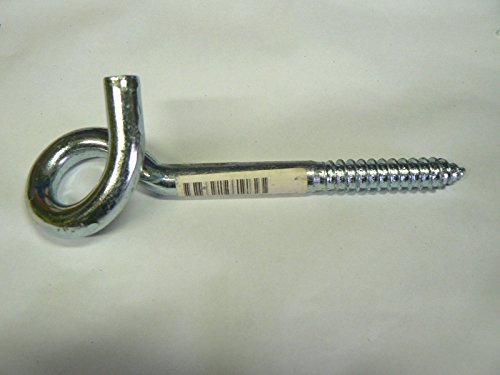 1 Stück HSI Deckenhaken 10 x 140 mm mit Holzgewinde Metall verzinkt Sicherheitsschaukelhaken von HSI Professional