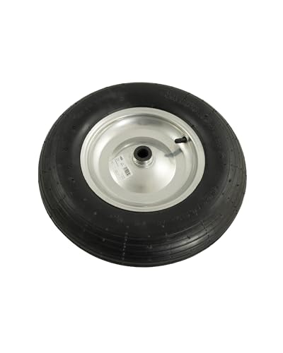 HSI Luftrad I Schubkarrenrad 4.80 4.00-8 I Ø 400 mm I Schubkarrenreifen mit Rillenprofil I Sackkarrenrad I Belastung bis zu 150 kg I Mit Stahlfelge HSI Luftrad I Schubkarrenrad 4.80 4.00-8 I Ø 400 mm I Schubkarrenreifen mit Rillenprofil I Sackkarrenrad I Belastung bis zu 150 kg I Mit Stahlfelge von TERGATO