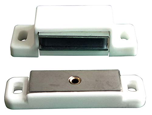 HSI Magnetschnäpper, mit beweglicher Platte, weiß, 5kg, 2 STK von HSI