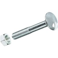 HSI - Schloßschrauben, mit Muttern, Eisen, verzinkt, din 603, m 6x 40 mm, 50 stk HSI - Schloßschrauben, mit Muttern, Eisen, verzinkt, din 603, m 6x 40 mm, 50 stk von HSI