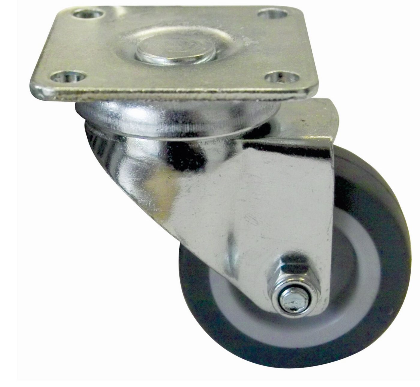 HSI Schrauben-Set HSI Apparate-Lenkrolle, mit Platte, verzinkt, 75mm, 1 STK von HSI