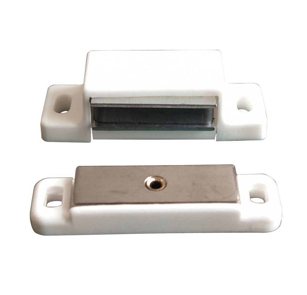 HSI Schrauben-Set HSI Magnetschnäpper, mit beweglicher Platte, weiß, 5kg, 2 STK von HSI
