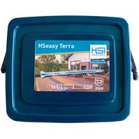 HSeasy Terra Terrassenschrauben TX 25 Ø 5,0 x 80 mm - 200 Stk. von HSI
