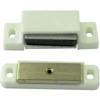 HSI - Magnetschnäpper, mit beweglicher Platte, weiß, 4kg, 2 stk HSI - Magnetschnäpper, mit beweglicher Platte, weiß, 4kg, 2 stk von HSI