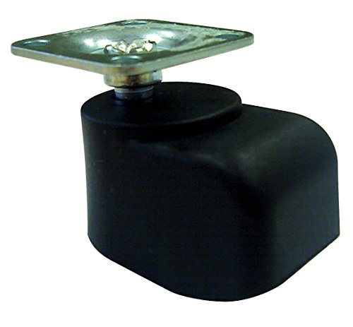 HSI 256890.0 Schwerlastrolle Mini mit Platte 42x42mm Gummi 25mm von HSI