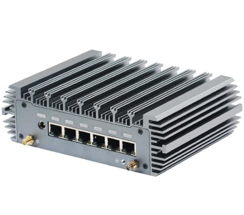 HSIPC 11th Gen i3 1115G4 Firewall Micro Appliance, Mini PC, Nano PC, Router PC(16G 128G) with 6 RJ45 2500M, AES-NI,HDMI USB3.0 COM,Compatible with Pfsense OPNsense von HSIPC