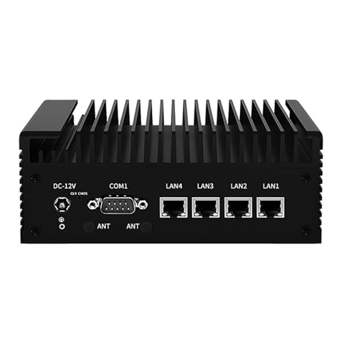 HSIPC Alder Lake N100 Firewall Micro Appliance, Mini PC, Router 4*i226-V RJ45 COM AES-NI Compatiable with pfsense opnsense von HSIPC