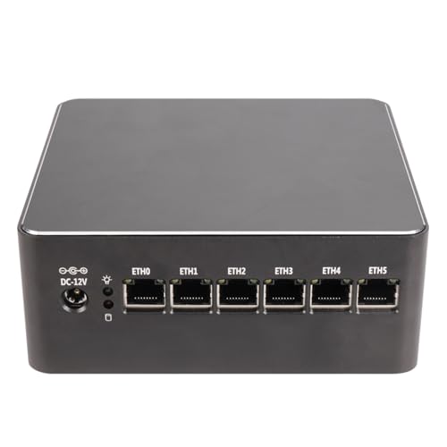 HSIPC Alder Lake Pentium Gold 8505 Active Cooling Firewall Micro Appliance, Mini PC, Nano PC, Router PC with 16G 256G 6*i226-V RJ45 AES-NI Compatible with pfsense opnsense HSIPC Alder Lake Pentium Gold 8505 Active Cooling Firewall Micro Appliance, Mini PC, Nano PC, Router PC with 16G 256G 6*i226-V RJ45 AES-NI Compatible with pfsense opnsense von HSIPC