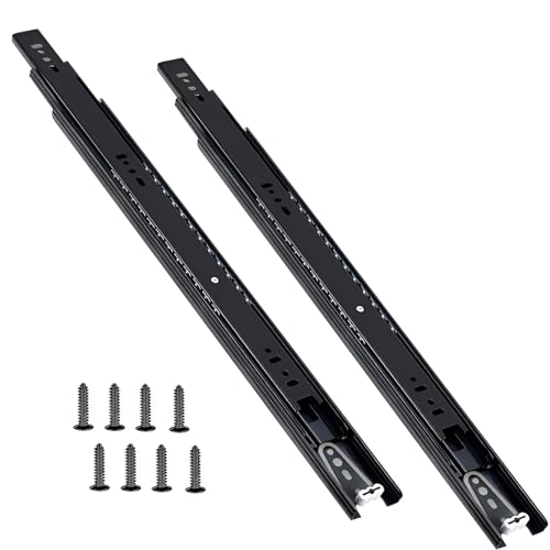 HSIRYAOHD 1 Paar Schubladenschienen, Vollauszug 250 bis 1000 mm, Seitenmontage, Kugellager-Gleitschienen, Ersatz (850 mm) von HSIRYAOHD