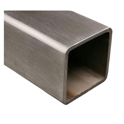 HSIRYAOHD 1 x 1000 mm Edelstahl-Vierkantrohr, 15, 20, 25, 30, 38, 40, 50 mm, verdicktes 2 mm Stahlrohr, hochtemperaturbeständig (38 x 38 x 1 mm) von HSIRYAOHD