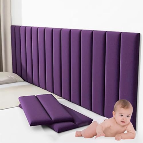 HSIRYAOHD Dicke Wandpolsterung für Spielzimmer/Schlafzimmer/Tatami, gepolsterte Wandpaneele für Kinder, weiches Flanell, zum Abziehen und Aufkleben, Kopfteil, Wandkissen, selbstklebend für Innenwand HSIRYAOHD Dicke Wandpolsterung für Spielzimmer/Schlafzimmer/Tatami, gepolsterte Wandpaneele für Kinder, weiches Flanell, zum Abziehen und Aufkleben, Kopfteil, Wandkissen, selbstklebend für Innenwand von HSIRYAOHD