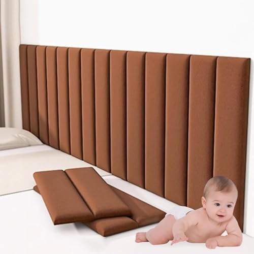 HSIRYAOHD Dicke Wandpolsterung für Spielzimmer/Schlafzimmer/Tatami, gepolsterte Wandpaneele für Kinder, weiches Flanell, zum Abziehen und Aufkleben, Kopfteil, Wandkissen, selbstklebend für Innenwand HSIRYAOHD Dicke Wandpolsterung für Spielzimmer/Schlafzimmer/Tatami, gepolsterte Wandpaneele für Kinder, weiches Flanell, zum Abziehen und Aufkleben, Kopfteil, Wandkissen, selbstklebend für Innenwand von HSIRYAOHD