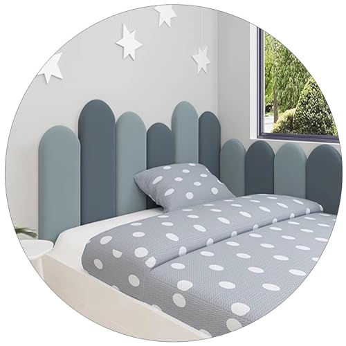 HSIRYAOHD Gepolsterte Wandpaneele, 3,5 cm dick, selbstklebend, gepolstertes Kopfteil für Kinder, Anti-Kollisions-Schwamm-Wandaufkleber für Zuhause, Kinderzimmer HSIRYAOHD Gepolsterte Wandpaneele, 3,5 cm dick, selbstklebend, gepolstertes Kopfteil für Kinder, Anti-Kollisions-Schwamm-Wandaufkleber für Zuhause, Kinderzimmer von HSIRYAOHD