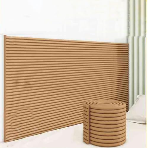 HSIRYAOHD Gepolsterte Wandpaneele, Wanddekoration, Antikollisionsstreifen, Schlafzimmer, selbstklebende Wandpolsterung für Kinder, Kopfteil zum Abziehen und Aufkleben, extra dick, hohe Elastizität von HSIRYAOHD