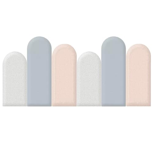 HSIRYAOHD Gepolstertes Kopfteil, 3 cm dick, selbstklebende Wandpaneele, 3D-Anti-Kollisions-Wandaufkleber, Kinderbett, Kopfteil, Wandpolsterung (Blau, 160 x 55 cm) von HSIRYAOHD
