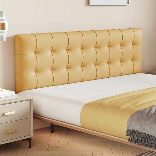 HSIRYAOHD Gepolstertes Kopfteil Nachttisch Kissen Selbstklebend Anti-Kollision Wandpolsterung Wandmontage Kopfteile Abziehen und Aufkleben Kinderzimmer Wandpaneele Taille Unterstützung Headbo von HSIRYAOHD