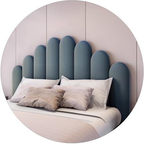 HSIRYAOHD Gepolstertes an der Wand montiertes Kopfteil für Kinder, Anti-Kollisions-3D-Wandpolsterung, abziehen und aufkleben, Kopfteil Wandpaneele für Einzel- und Doppelbetten (Farbe: Blau, Größe: 150 HSIRYAOHD Gepolstertes an der Wand montiertes Kopfteil für Kinder, Anti-Kollisions-3D-Wandpolsterung, abziehen und aufkleben, Kopfteil Wandpaneele für Einzel- und Doppelbetten (Farbe: Blau, Größe: 150 von HSIRYAOHD