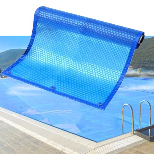 HSIRYAOHD Große Solar-Poolabdeckungen für rechteckige Inground-Pools und oberirdische Pools, 16 mm dicke Blasen-Whirlpool-Abdeckung (Größe: 1,5 m x 2 m) von HSIRYAOHD