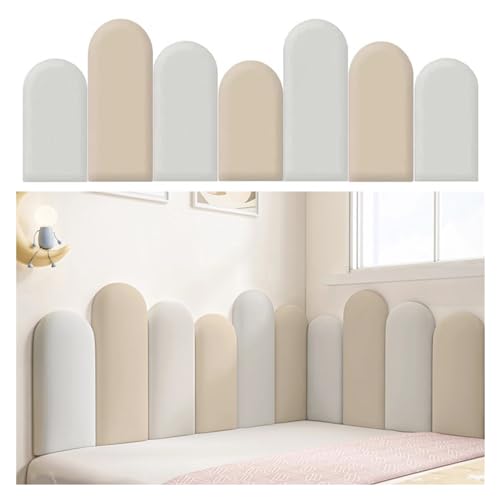 HSIRYAOHD Kopfteil zum Abziehen und Aufkleben, 3D-Anti-Kollisions-Wandpolsterung, 3 cm dicke Tatami-Wandaufkleber, gepolsterte Wandpaneele für Schlafzimmer und Spielzimmer HSIRYAOHD Kopfteil zum Abziehen und Aufkleben, 3D-Anti-Kollisions-Wandpolsterung, 3 cm dicke Tatami-Wandaufkleber, gepolsterte Wandpaneele für Schlafzimmer und Spielzimmer von HSIRYAOHD