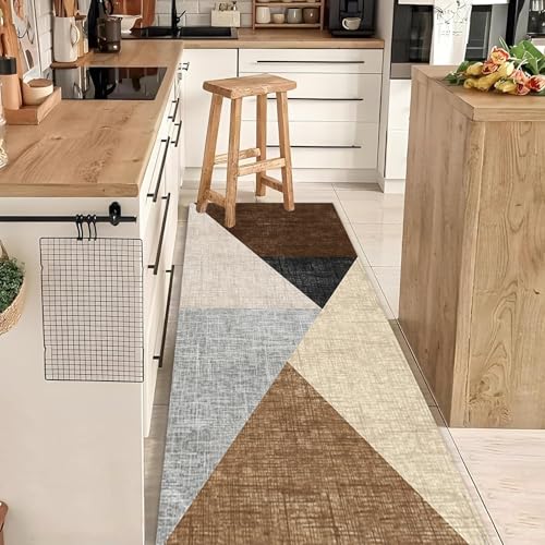 HSIRYAOHD Moderner Läufer für Flur, rutschfest, 1 m, 1,5 m, 2 m, 2,5 m, 3 m, 3,5 m, 4 m, 4,5 m, 5,5 m, 6 m lang, waschbar, Bodenakzentmatte, Breite 60 cm, 80 cm, 100 cm, 120 cm HSIRYAOHD Moderner Läufer für Flur, rutschfest, 1 m, 1,5 m, 2 m, 2,5 m, 3 m, 3,5 m, 4 m, 4,5 m, 5,5 m, 6 m lang, waschbar, Bodenakzentmatte, Breite 60 cm, 80 cm, 100 cm, 120 cm von HSIRYAOHD