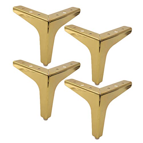 HSIRYAOHD Möbelbeine 4 Stück Möbelfüße Metall Möbelbeine T-Form Moderne Sofa Couch Beine Eisen Schrank Tisch Schreibtisch Bett Hocker Ersatzfüße Möbelerhöhungen mit S von HSIRYAOHD