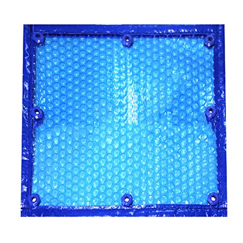 HSIRYAOHD Rechteckige Solar-Poolabdeckung mit Öse, 400 µm dick, Sommer-/Winter-Schwimmblasen-Heizdecken, für oberirdische Pools (Größe: 3 m x 6 m) von HSIRYAOHD