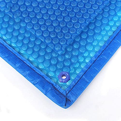 HSIRYAOHD Rechteckige Solar-Poolabdeckung mit Öse, 400 µm dick, Sommer-Solar-Schwimmblasen-Heizdecken, für oberirdische Pools (Größe: 3 m x 7 m)) von HSIRYAOHD