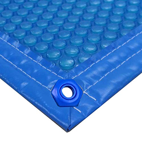 HSIRYAOHD Rechteckige Solar-Poolabdeckung mit Ösen, robuste Heizfolie, schwimmende Plane für Pools, Größe: 5 m x 8 m von HSIRYAOHD