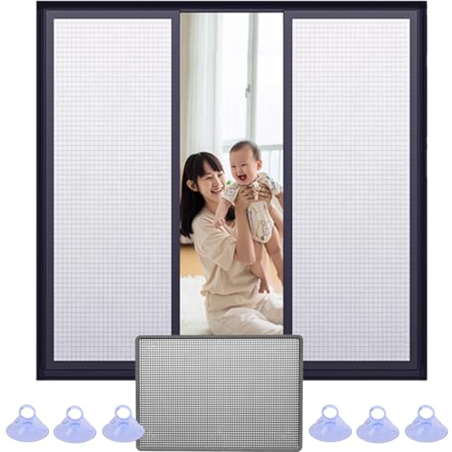 HSIRYAOHD Sichtschutz-Fensterfolie, wärmereflektierend, kühlend, 9 mm, Aluminiumfolie, Glas, Wärmedämmung, Abdeckung für Sonnenraum, Verdunkelung, Sonnenschutz mit Saugnäpfen (Schwarz, 40 x 120 cm) HSIRYAOHD Sichtschutz-Fensterfolie, wärmereflektierend, kühlend, 9 mm, Aluminiumfolie, Glas, Wärmedämmung, Abdeckung für Sonnenraum, Verdunkelung, Sonnenschutz mit Saugnäpfen (Schwarz, 40 x 120 cm) von HSIRYAOHD