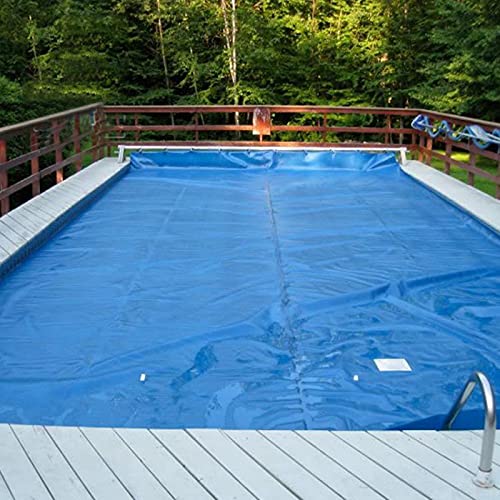 HSIRYAOHD Sommer-Poolabdeckung, rechteckig, Blasenheizung, robuste Schwimmbadabdeckungen, Solardecke mit Ösen (Größe: 3 m x 3 m) von HSIRYAOHD