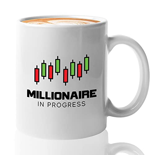 HSIRYAOHD The Best Mug Stock Trader Kaffeebecher, 325 ml, Weiß – Millionär in Progress – Handel inspirierender Tag Trader Stock Market Brokers Bull Market Digital Currency HSIRYAOHD The Best Mug Stock Trader Kaffeebecher, 325 ml, Weiß – Millionär in Progress – Handel inspirierender Tag Trader Stock Market Brokers Bull Market Digital Currency von HSIRYAOHD