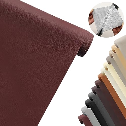 HSJKWPT Leder Patch Selbstklebend Kunstleder Selbstklebend Kunstleder Reparaturset Leder Reparatur Kit für Möbel,Sofa,Autositze, Taschen,Leder Reparatur und Renovierung von HSJKWPT