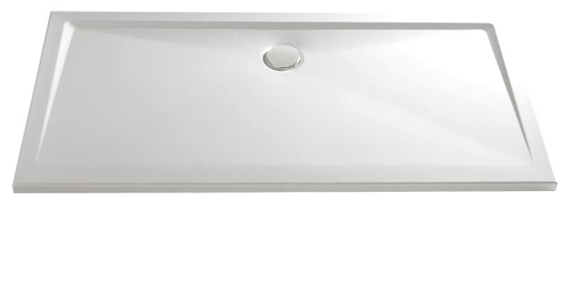 HSK Acryl Rechteck-Duschwanne super-flach 75 x 170 x 3,5 cm, ohne Schürze 525170-A-weiss von HSK Duschkabinenbau KG