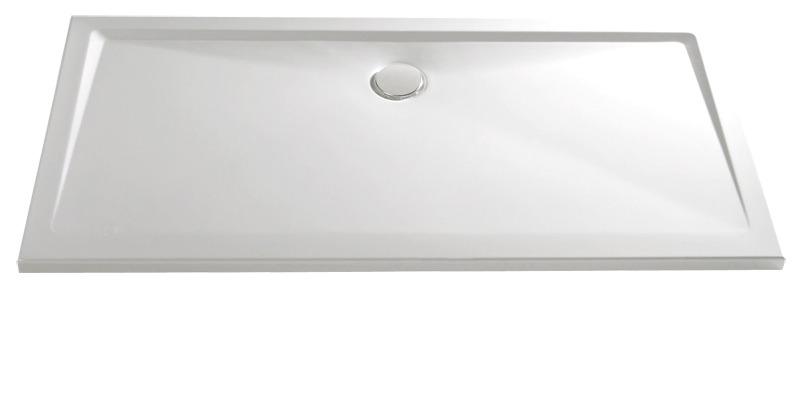 HSK Acryl Rechteck-Duschwanne super-flach 90 x 120 x 3,5 cm, ohne Schürze 525120-A-weiss von HSK Duschkabinenbau KG