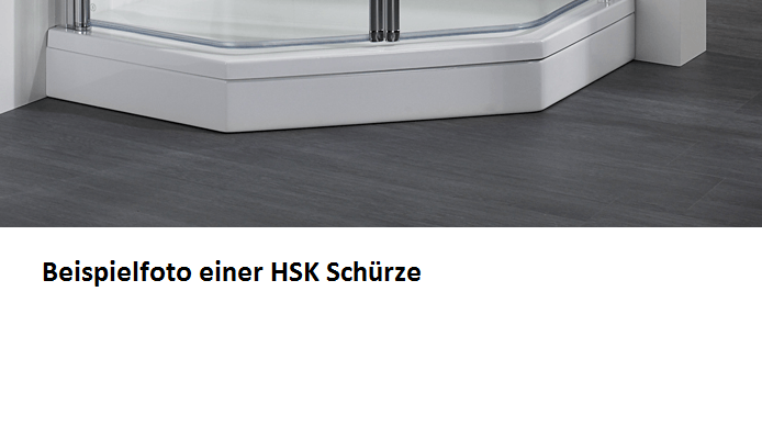 HSK Acryl Schürze 11 cm hoch, für HSK Fünfeck Duschwanne 90 x 90 cm 515002-manhattan von HSK Duschkabinenbau KG