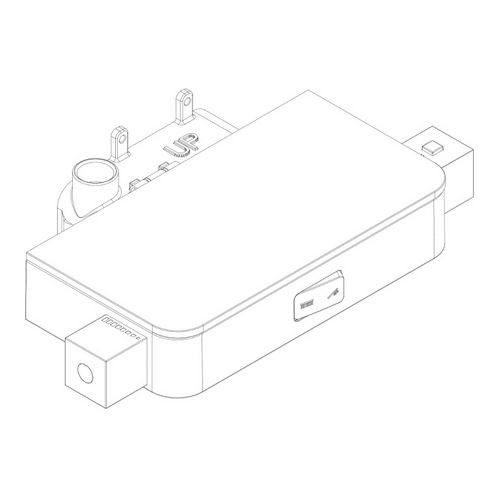 HSK AquaSwitch Unterputz Thermostat Eckig, 1140110-7 1140110-7 von HSK Duschkabinenbau KG