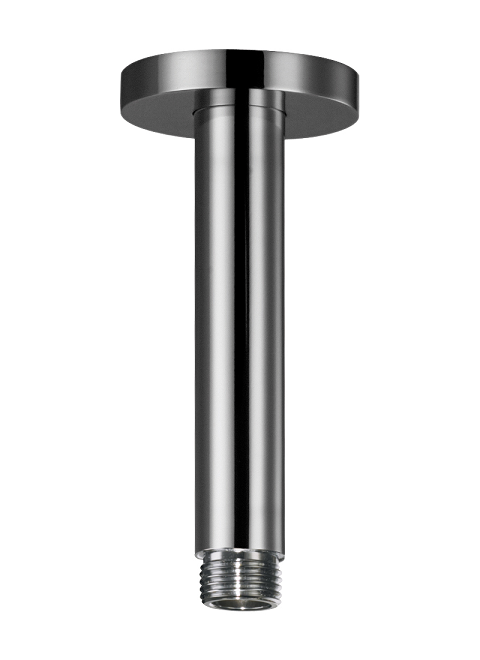 HSK Deckenarm Rund, mit Rosette, Länge 140 mm 1100006 von HSK Duschkabinenbau KG