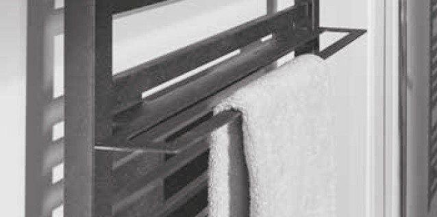 HSK Handtuchhalter, einhängbar Breite 500 mm, 68 graphit-schwarz, 840001-68-500 840001-68-500 von HSK Duschkabinenbau KG