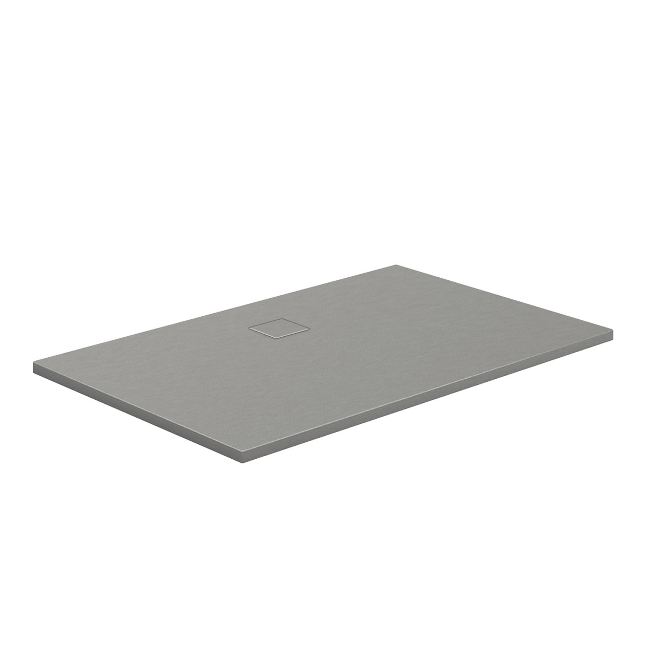 HSK Marmor-Polymer-Duschwanne, 100 x 120 cm, Steinoptik, Farbe: steingrau 5825112-steingrau von HSK Duschkabinenbau KG