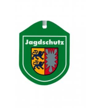 Kunstoff Einsatzschild Autoschild für Windschutzscheibe - Jagdschutz - 308194 - incl. Wappen Farbe Region Schleswig-Holstein von HSK