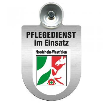 Einsatzschild Windschutzscheibe incl. Saugnapf - Pflegedienst - incl. Regionen nach Wahl - 309358 - Farbe Region Nordrhein-Westfalen von HSK
