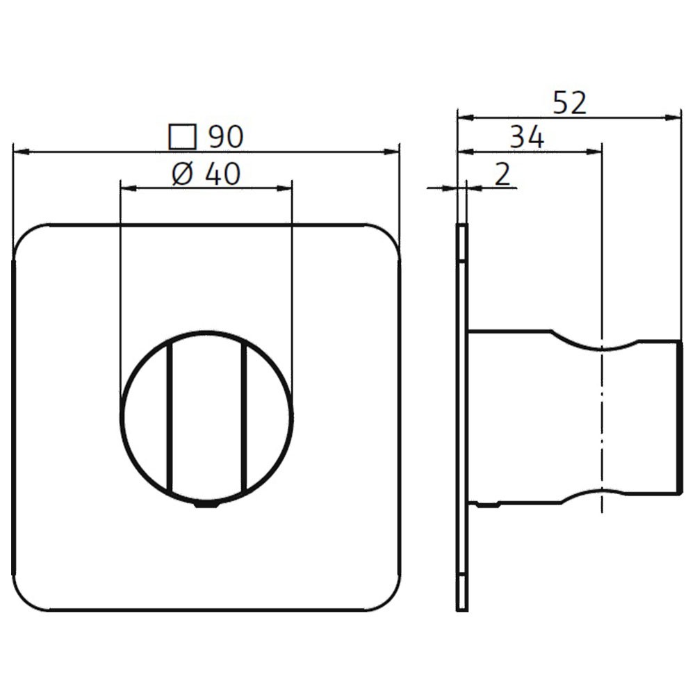 HSK Handbrausehalter Softcube HSK Handbrausehalter Softcube von HSK